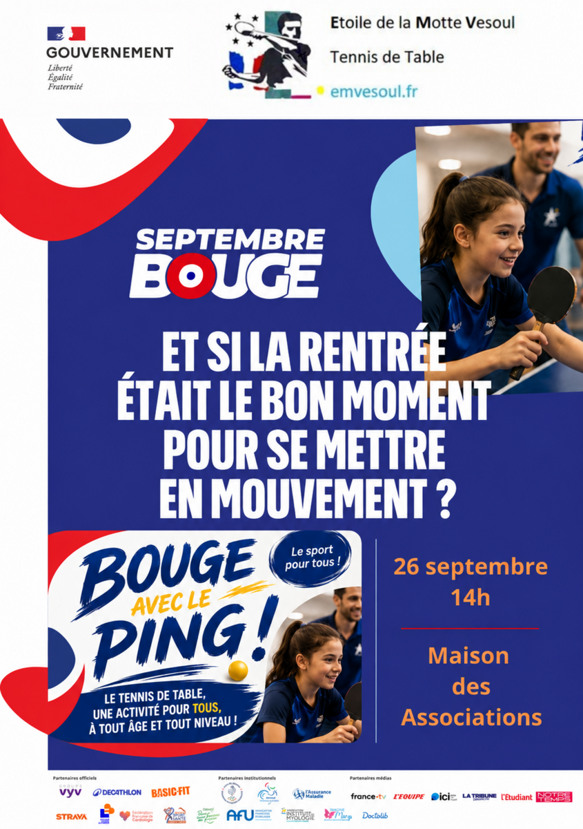 "Bouge avec le ping" : le tennis de table au service de la santé