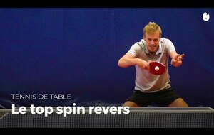 Comment faire un top spin revers