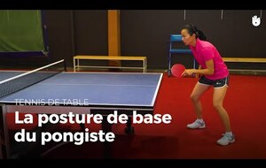 La posture de base du pongiste