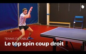 Le top spin coup droit