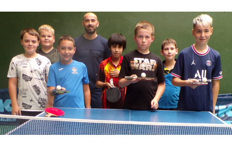 Atelier tennis de table au collège René Cassin