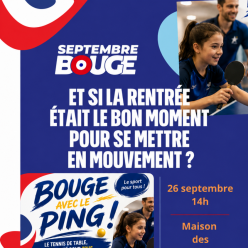 "Bouge avec le ping" : le tennis de table au service de la santé